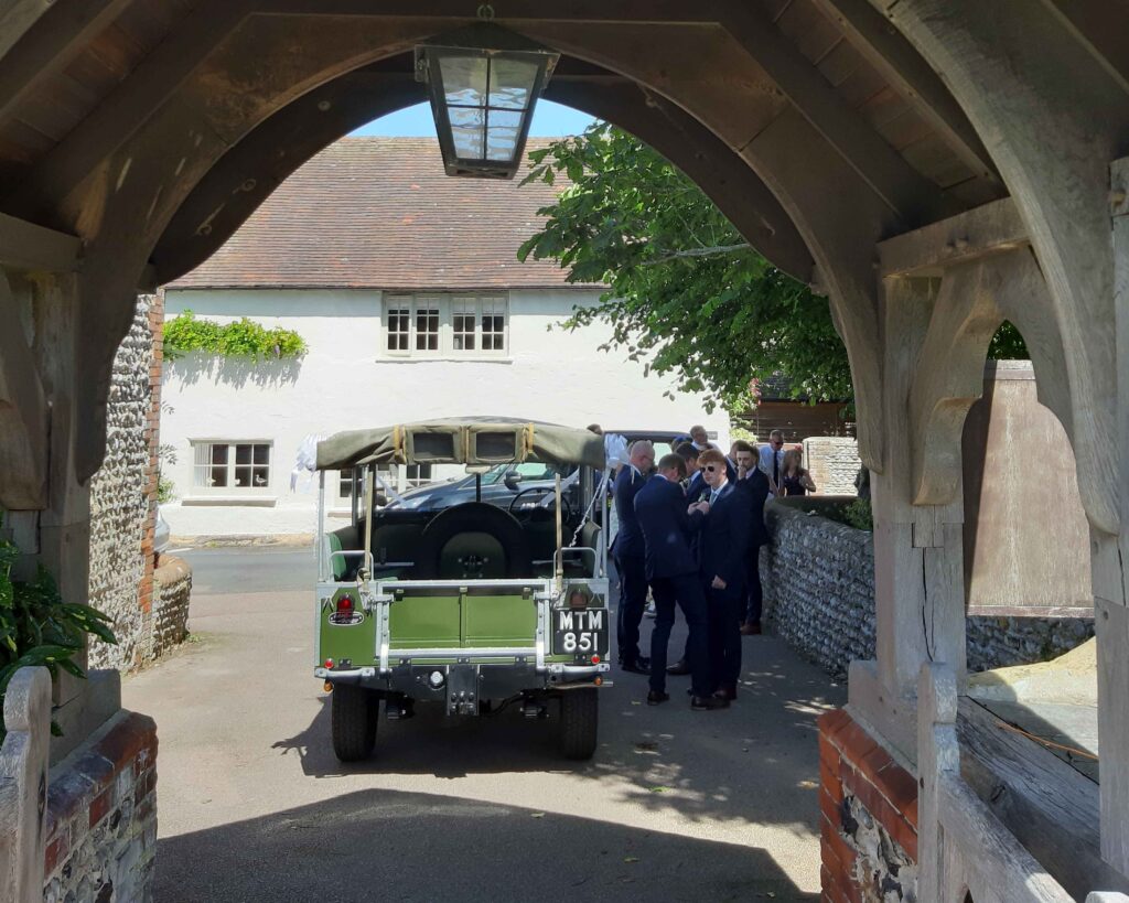 Classic Land Rover Wedding Hire