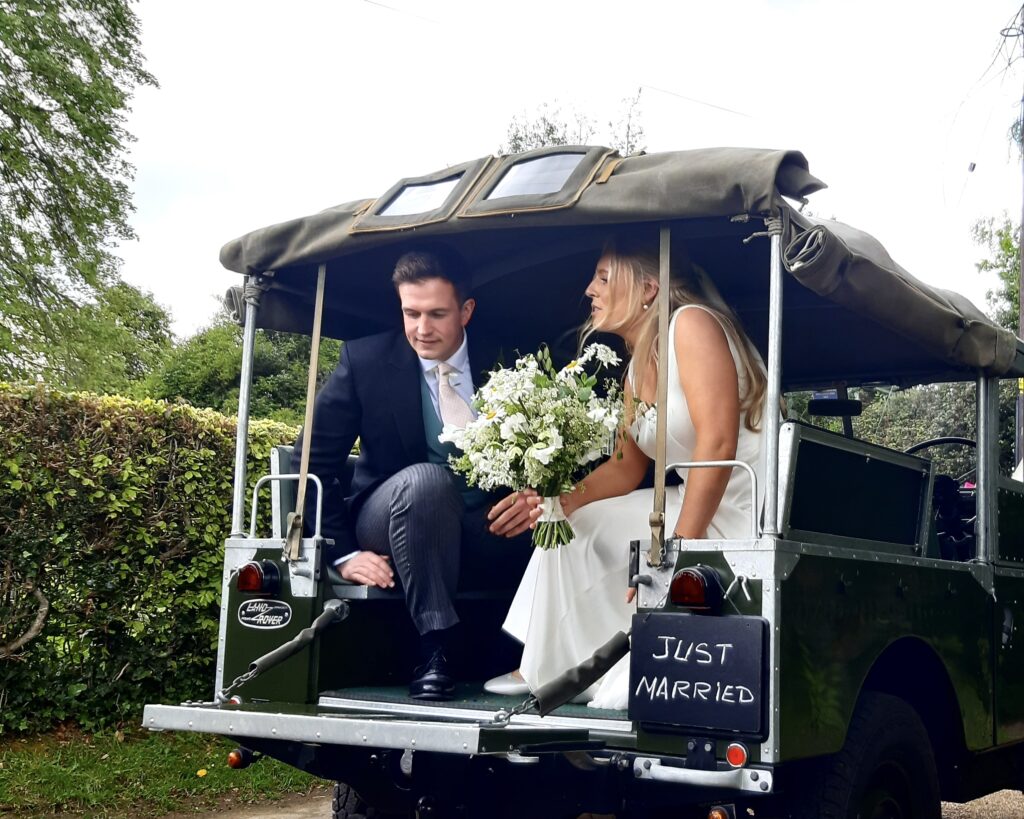 Vintage wedding chauffeur car hire